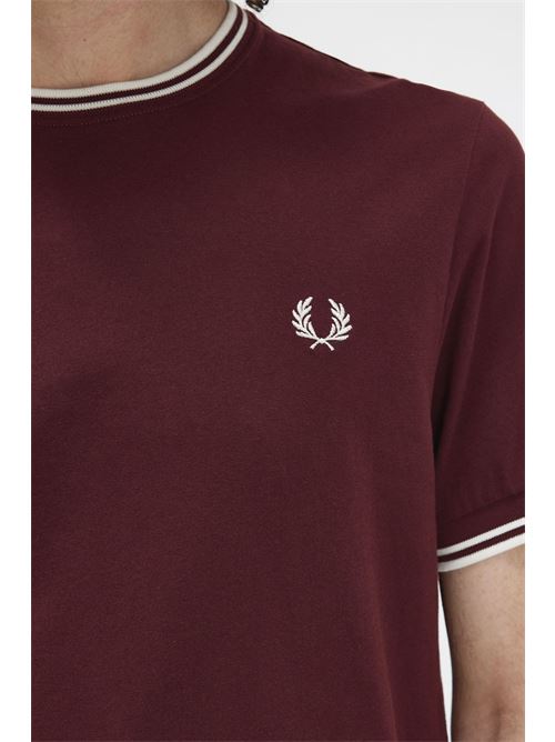 t-shirt bordino Fred Perry | M1588597